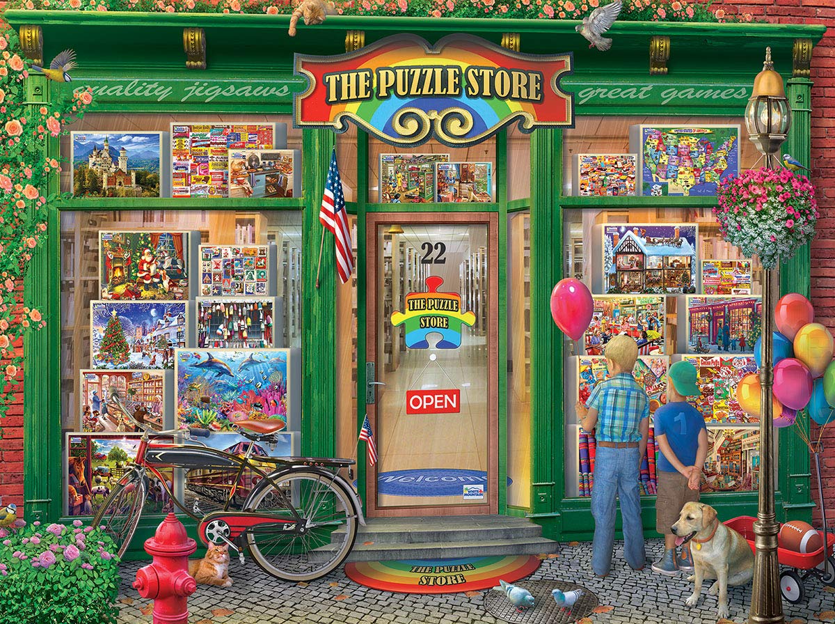 White Mountain Puzzles The Puzzle Store - 1000 Piece Jigsaw Puzzle