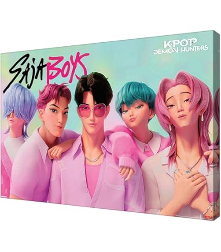 Amazon.com: Netflix KPop Demon Hunters (2025) - Saja Boys Wall