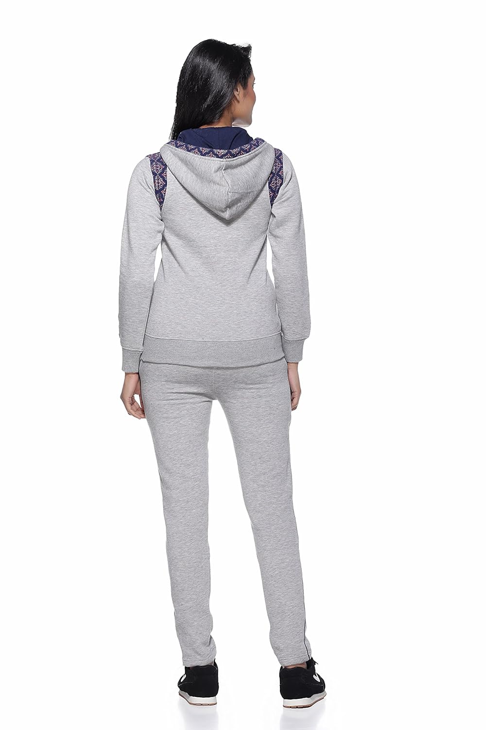 ex10sive fleece greymelange active wear tracksuit