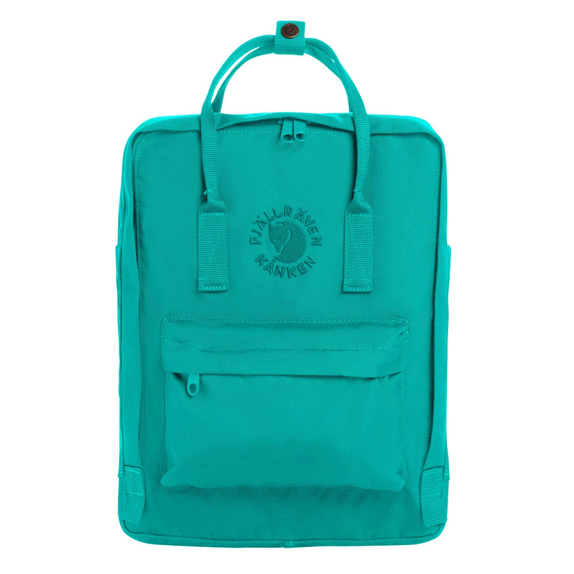 Fjallraven Re-Kånken Unisex Rucksack, Green, 13 x 27 x 38 cm