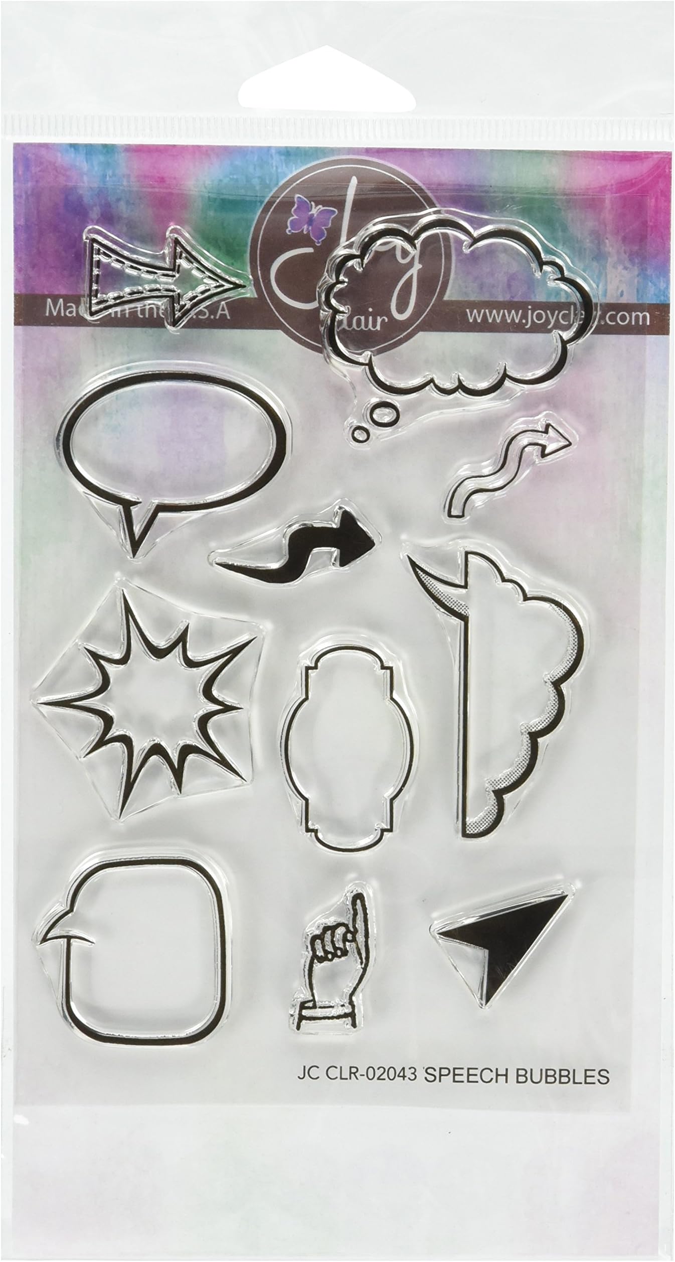 Joy Clair Speech Bubbles Clear Stamps