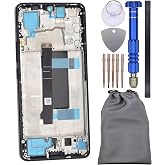 Display Screen Touch Digitizer with Screen Frame for Xiaomi Redmi Note 13 Pro 5G Black 6.67
