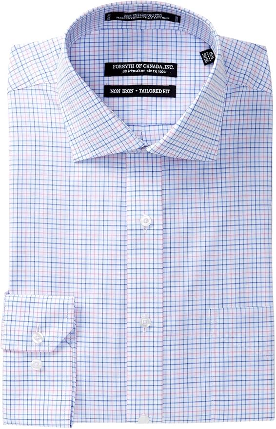 forsyth of canada non iron tailored fit dress shirt