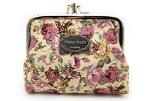 Patty Both Cute Classic Floral Exquisite Buckle Coin Purse