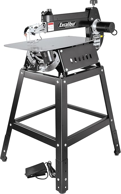 Excalibur Ex 21 21bs Bndl 53 3 Cm Scie A Chantourner A Tete Inclinable Avec Interrupteur A Pied Et Support En Acier Massif Pour Ex16 Ex21 Amazon Fr Bricolage