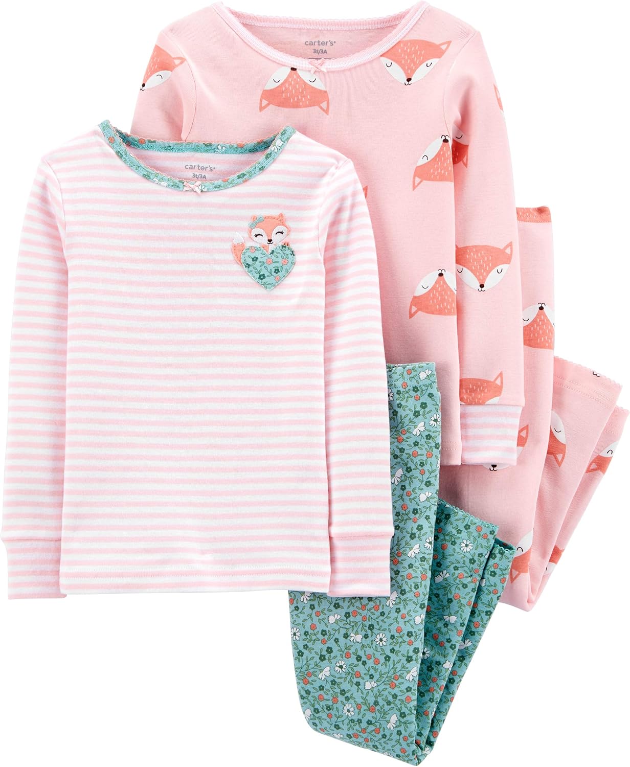 Carters Baby Girls 4 Pc Cotton 371g083 Baby Girls Clothing, Shoes & Jewelry