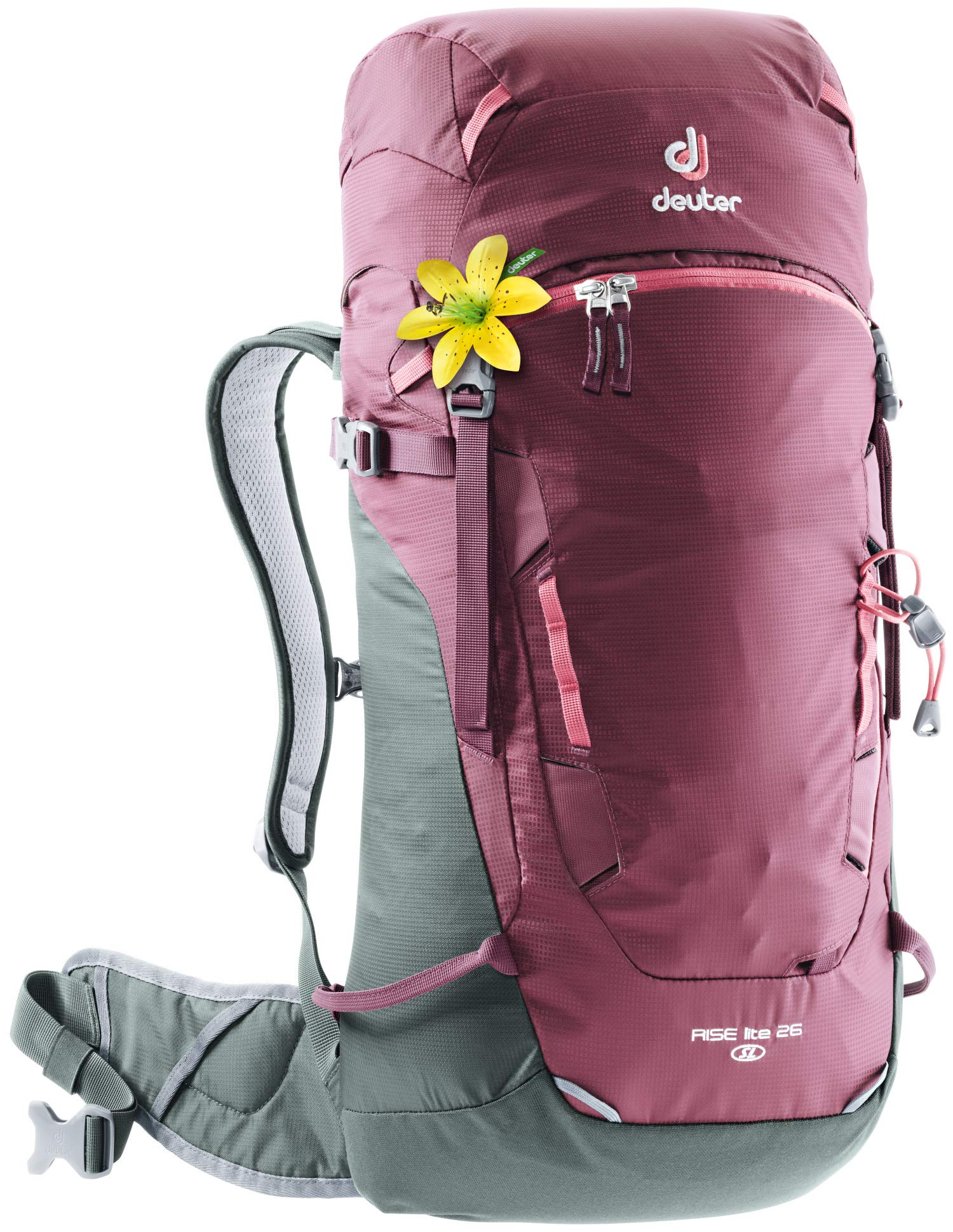 Deuter Rise Lite 26 SL Casual Daypack 64 Centimeters 26 Multicolour (Maron-Ivy)