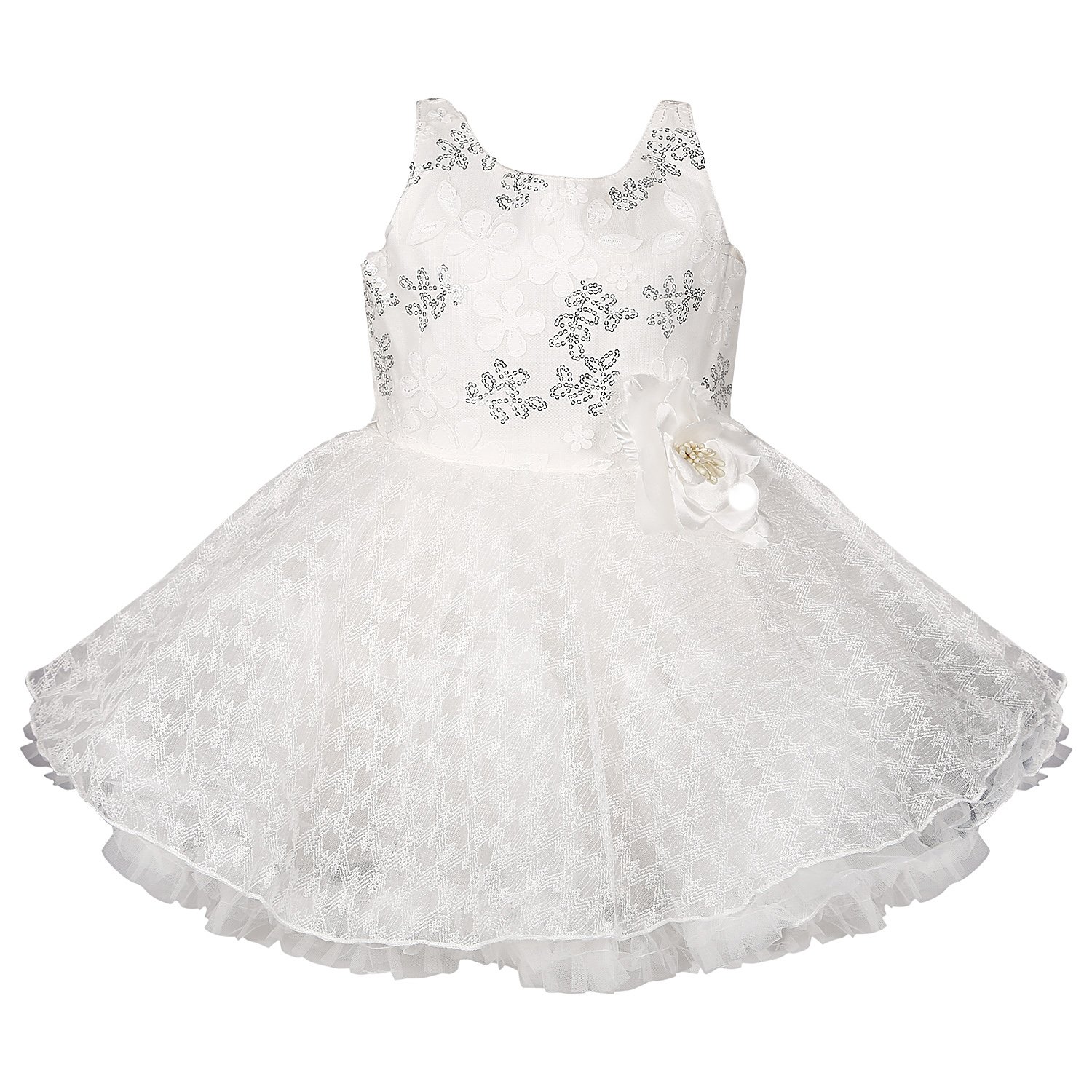 white net frock