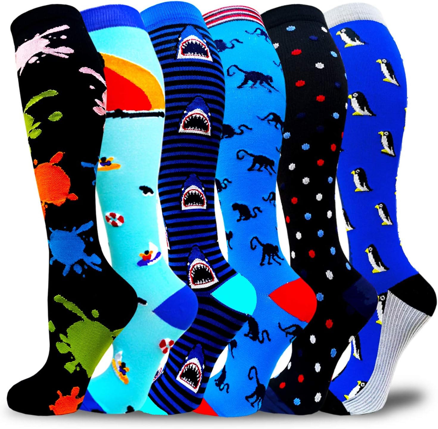 Compression Socks For Women & Men Circulation-Best Support Socks For Medical,Running,Athletic