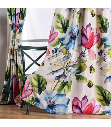 Cortinas De Cocina Largas Con Estampado De Bambú Y Bosque Japonés - 2 Paneles De Poliéster 55x45 Pulgadas, Verde Lima, Para Ventanas Pequeñas O Baño