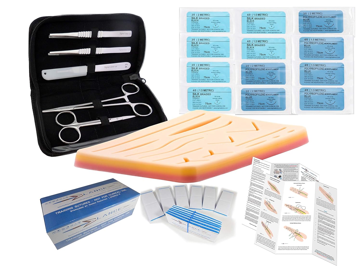 Suture Kit Sigma Lance Edge Mark IV LATEST DUAL MESH MODEL 2019