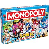 Winning Moves Sonic The Hedgehog Monopoly Board Game for 2 to 6 Players and makes a great gift for fans ages 8 and up