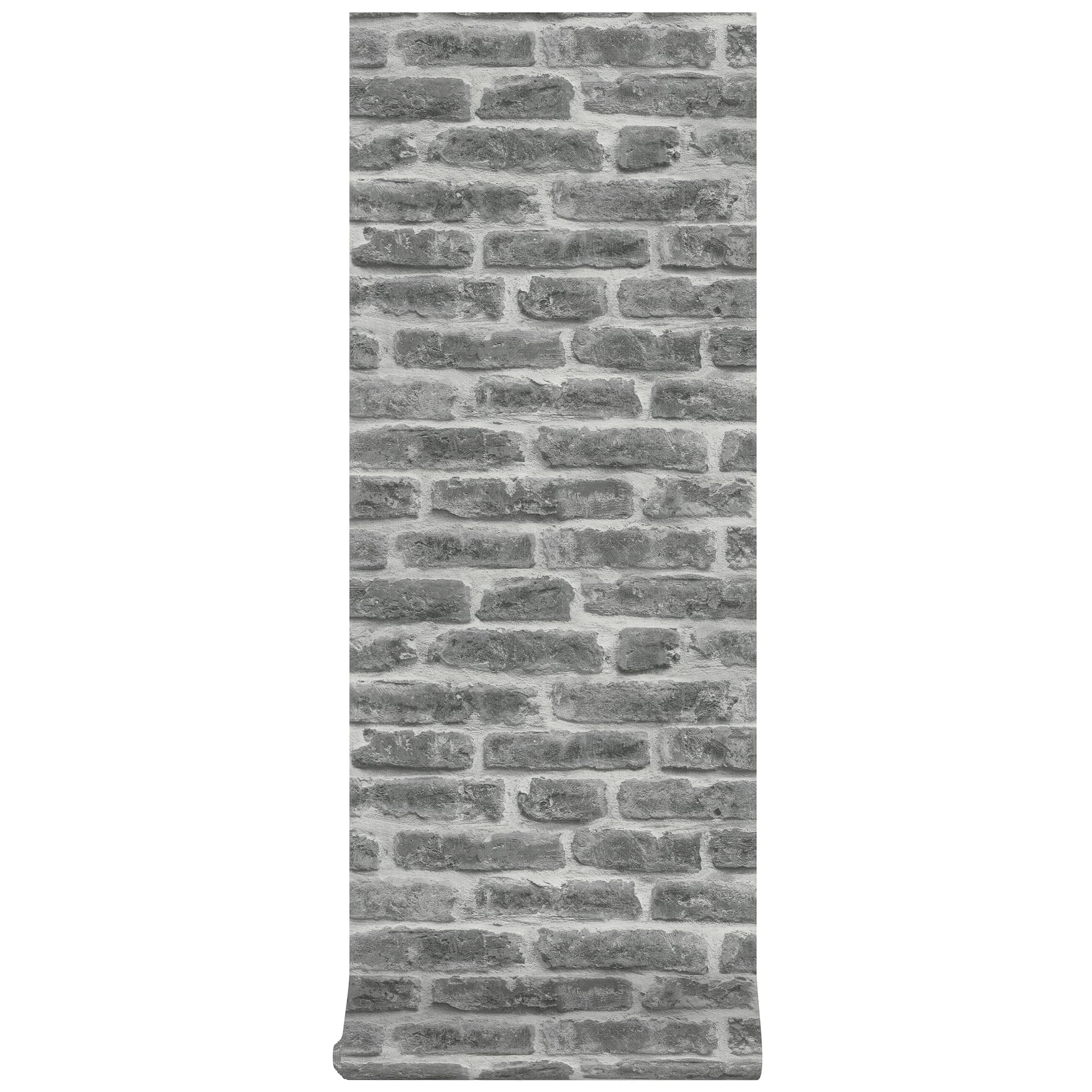 Superfresco Easy Brick Effect Black/Grey Wallpaper | Paste the Wall |Black Brick | Eco-Friendly