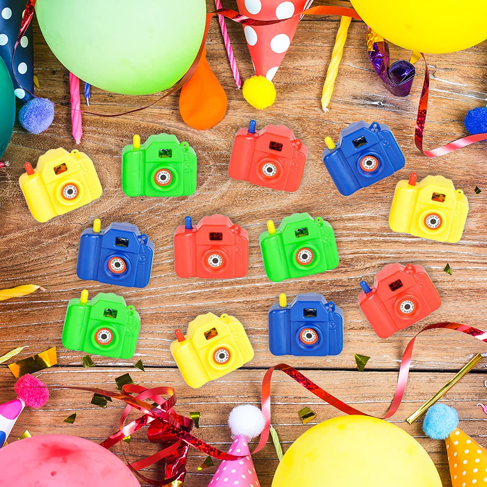 ArtCreativity Mini Plastic Animal Camera Viewers, Set of 12, Children’s Pretend Play Prop with Images in Viewfinder, Fun Birthday Party Favors, Goodie Bag Fillers, Holiday Prize for Boys and Girls