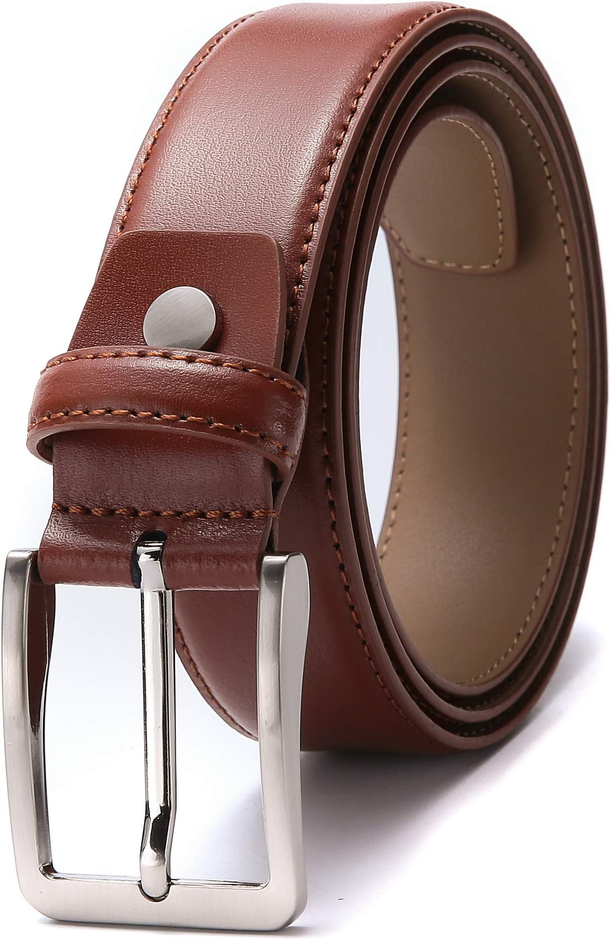 Mens Genuine Leather Dress Belt