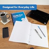 Summit Hamelin A4 Lined Paper Refill Pad 160 Pages Pack of 2 view 4