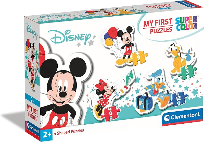 Clementoni My First Puzzle Disney Mickey Mouse 3-6-9-12 Pieces Italy