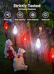 Christmas Pathway Lights Outdoor, 2 Pack 26 Ft 20