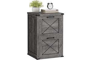 VASAGLE File Cabinet, Filing Cabinet with 2 File Drawers, Printer Stand, Fit A4, Letter Size, Hanging File Folders, Modern Fa