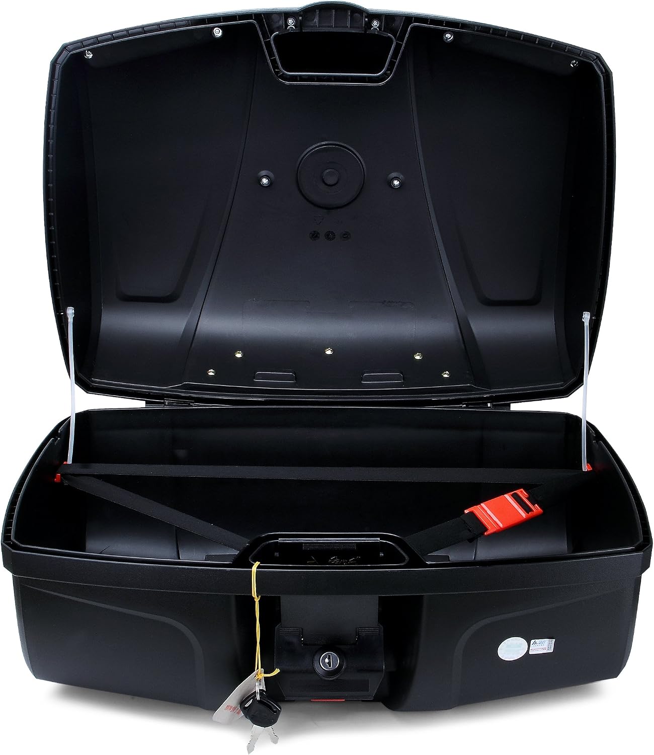 thumbnail image 2 of AUTOINBOX Universal Motorcycle Top Case - 47L Rear Storage Box, Fits Most Bikes With Rack (575x455x305mm) 2 of 12