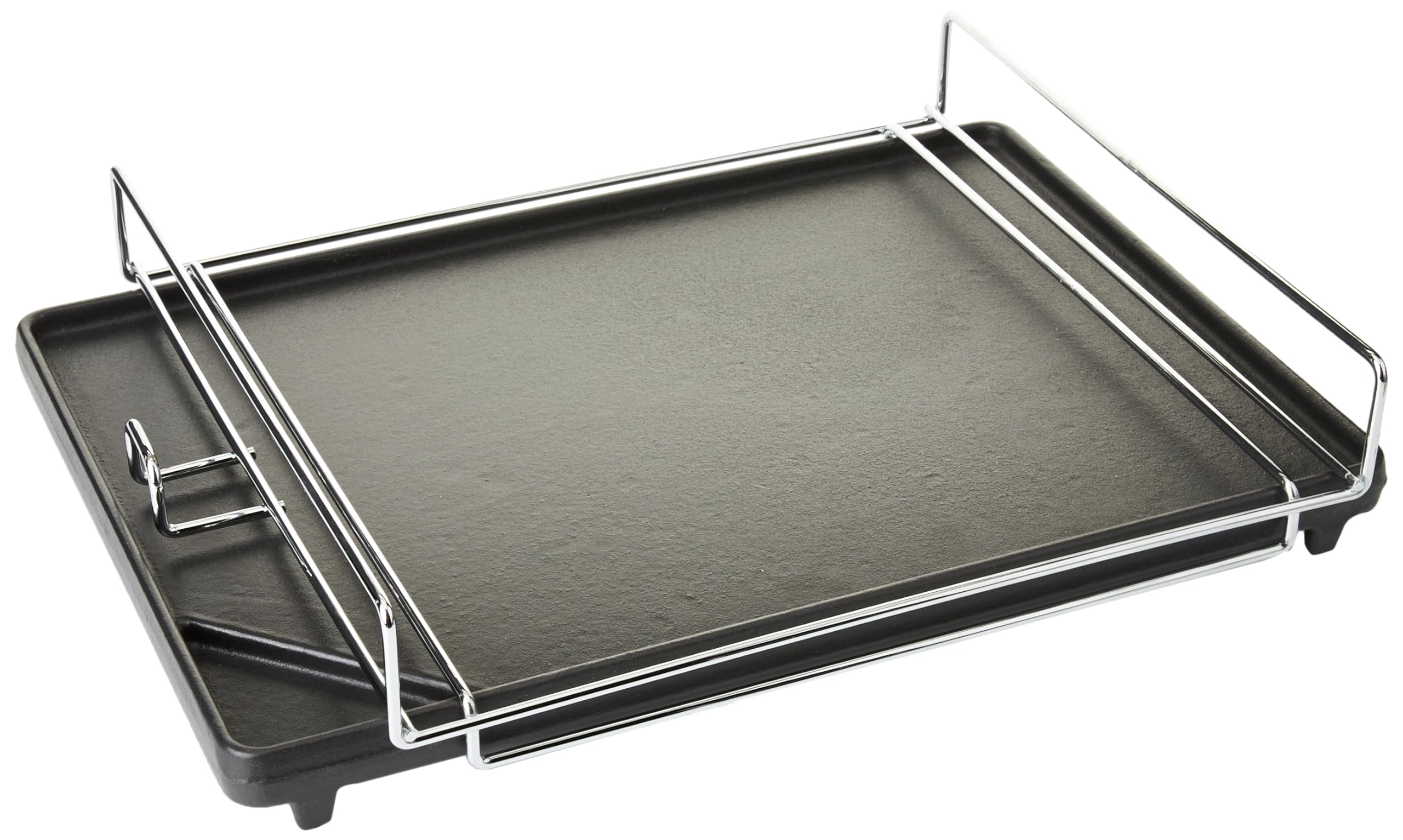 Char-Broil 140 515 - Cast Iron Side-Burner Griddle (Plancha)., Black, 37x25.4x2 cm