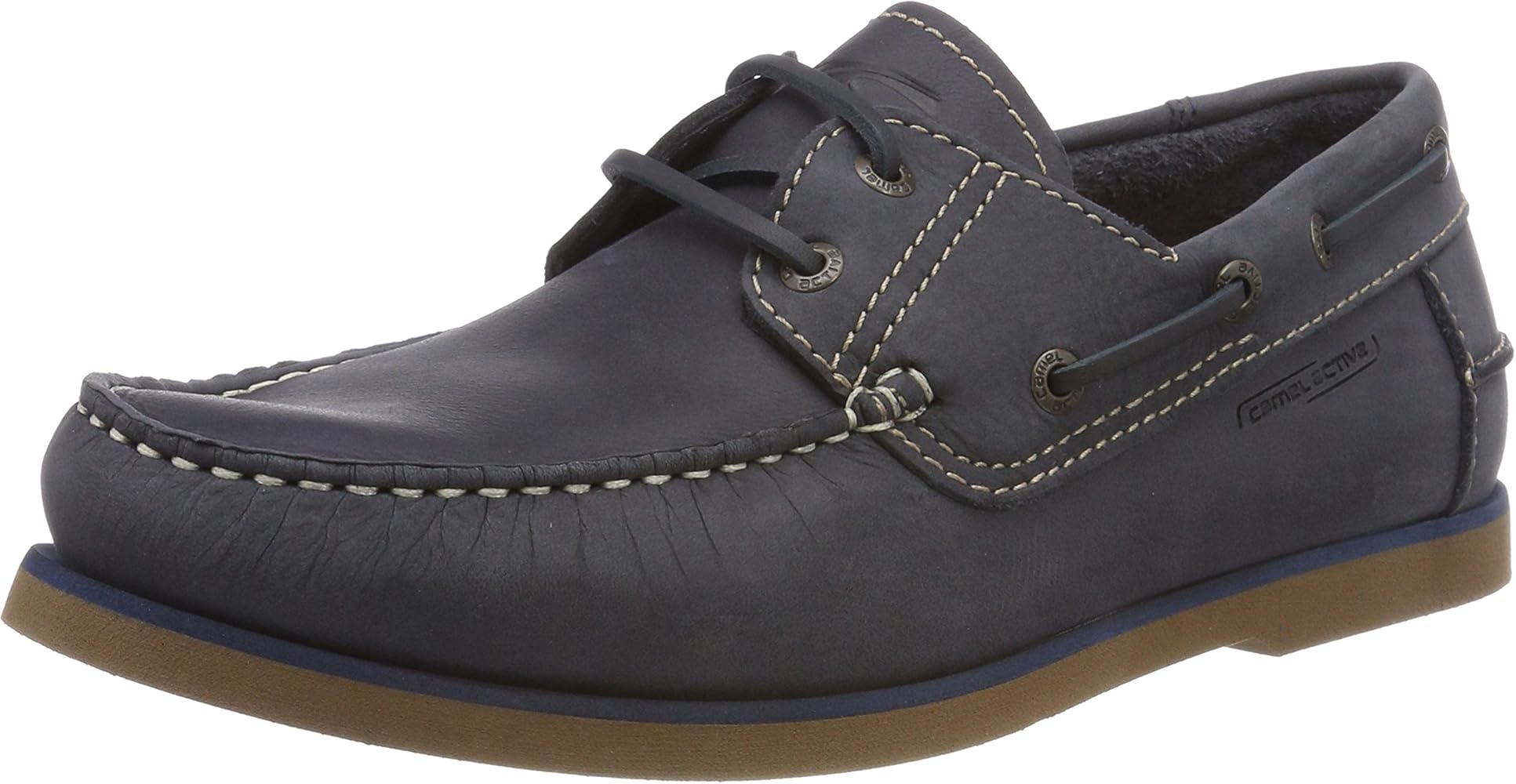 camel boat shoes