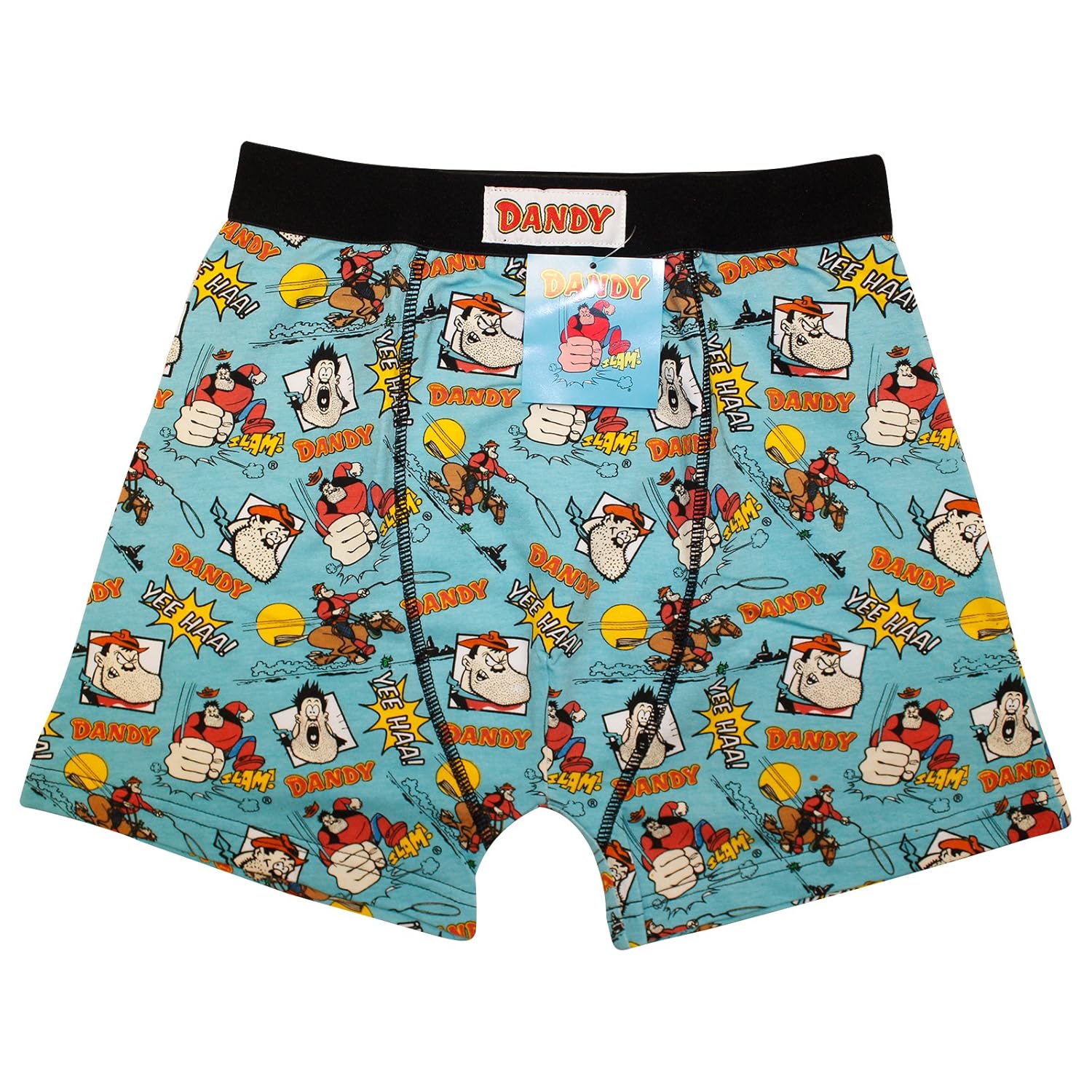Official Licensed Men's Dandy Desperate Dan Blue Funky Boxers Shorts Trunks Medium Amazon.co.uk
