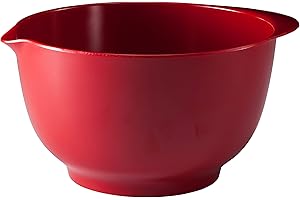 Hutzler Classic 3 Liter Melamine Mixing Bowl, Red