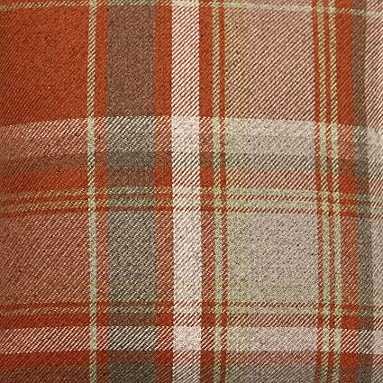 Mcalister Textiles Heritage Curtain Fabric Terracotta Orange