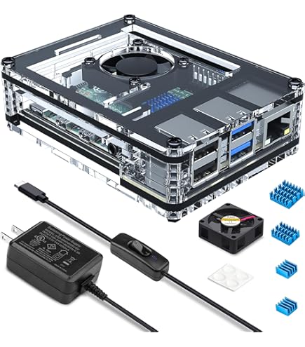 Amazon.com: C4Labs ZRPi-1AS case for Raspberry Pi 4 &3 B+ and