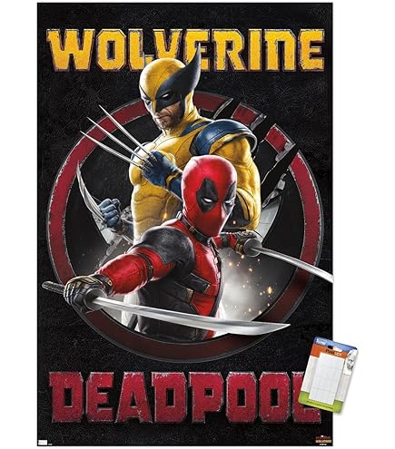 映画館用両面ポスター】デッドプールウルヴァリン Ver.A Amazon.co.jp