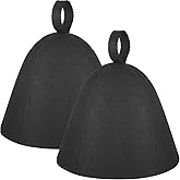 JaGely Sauna Hat for Men Women Wool Sauna Hat Vaporarium Cap Russian Banya Cap for Bath House Accessories