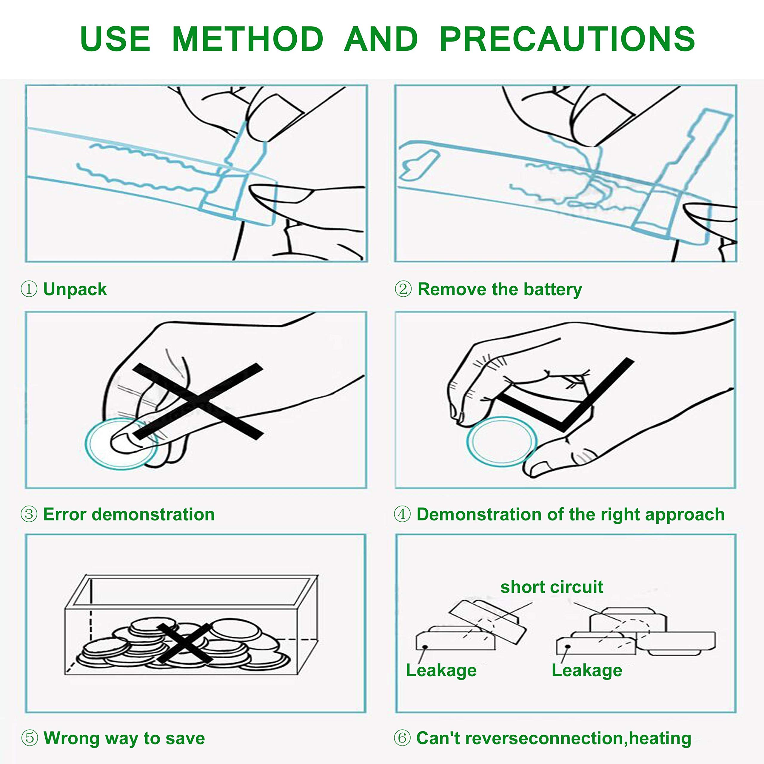 JNKXIXI 100 Pack LR44 AG13 357 Battery 1.5V SR44 A76 GP76 Lr 44b L1154c 303 Ornament Batteries Button Coin Cell Batteries