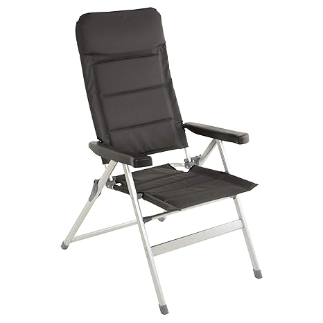 Nexos Premium Klappstuhl Relax-Stuhl Campingstuhl Klappsessel – für Garten Terrasse Balkon Veranda – klappbarer Gartenstuhl g