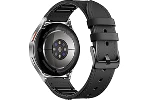 Adorve Leather Bands Compatible with Samsung Galaxy Watch 7 Band/Galaxy Watch 6 Band 40mm 44mm, Watch 6/4 Classic,5 Pro/5/4/F