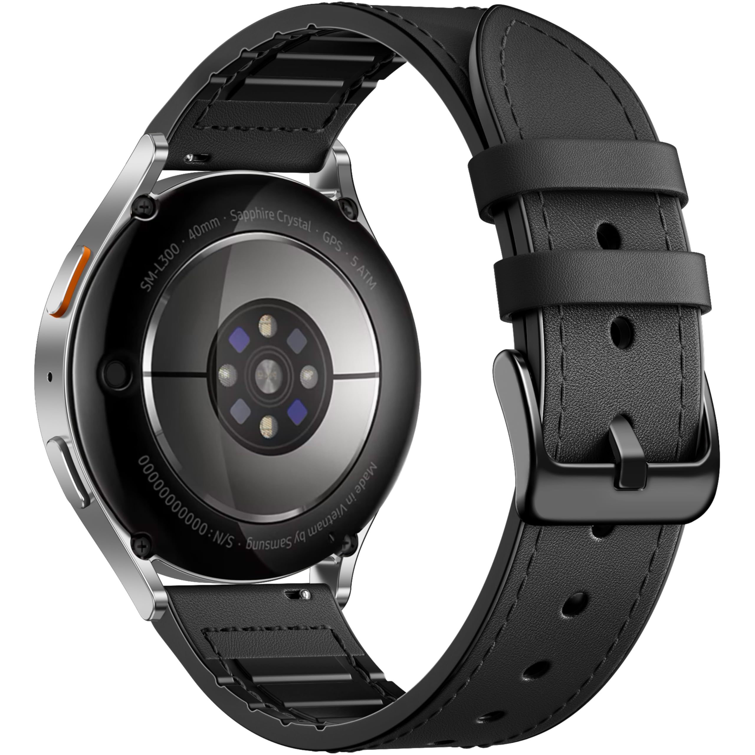 Adorve Leather Bands Compatible with Samsung Galaxy Watch 7 Band/Galaxy Watch 6 Band 40mm 44mm, Watch 6/4 Classic,5 Pro/5/4/FE/Active 2, 20mm Top Grain Leather Strap for Samsung Watch Bands Men Women