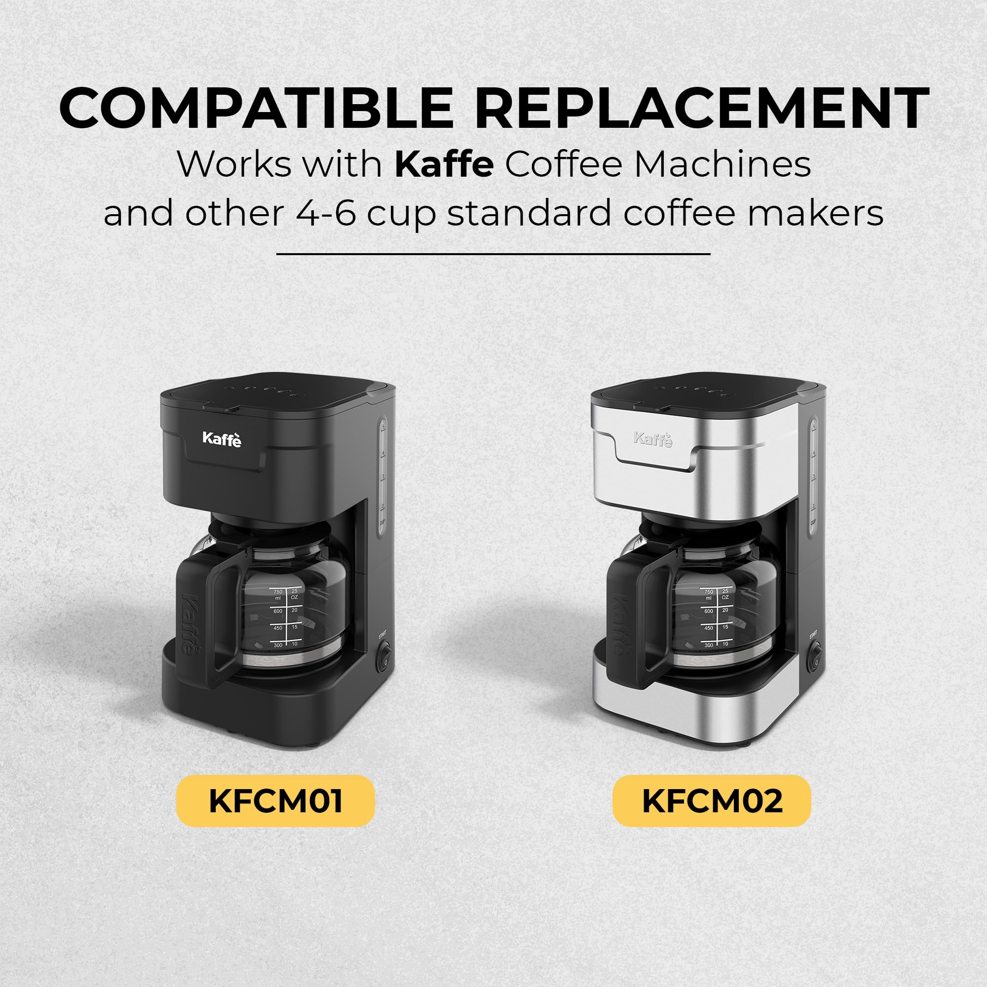 Kaffe Universal Replacement Coffee Carafe - 5 Cup