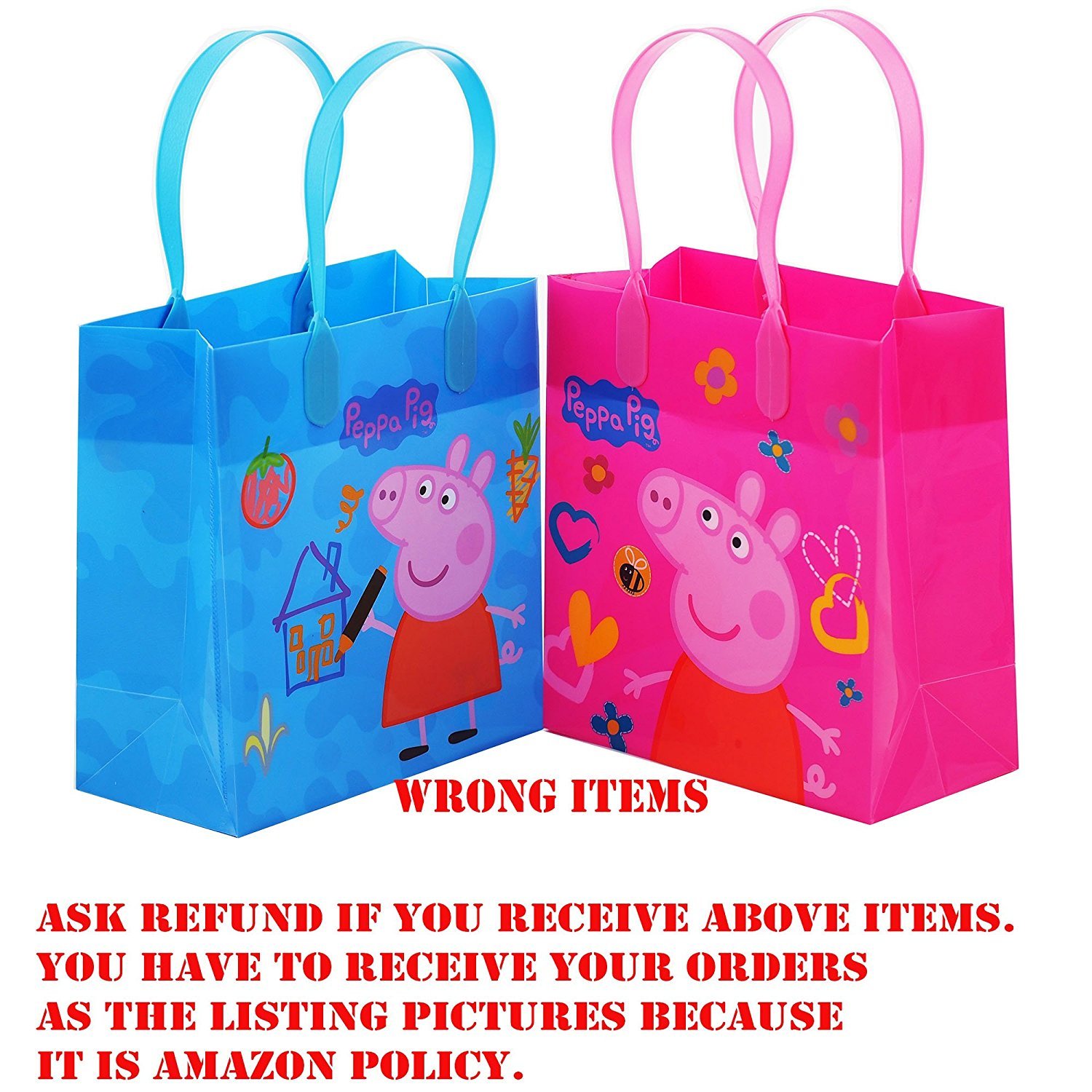 Peppa Pig Authentic Licensed Reusable Party Favor Goodie Small Gift