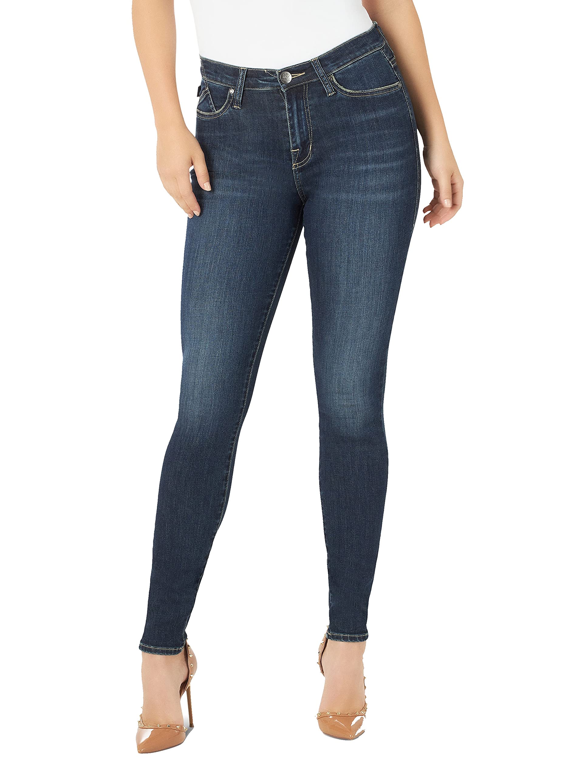 Rock & Republic Women’s High Roller High Rise Skinny Jean, NightAfterDark, 4 Short