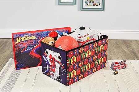 spiderman toy boxes & storage