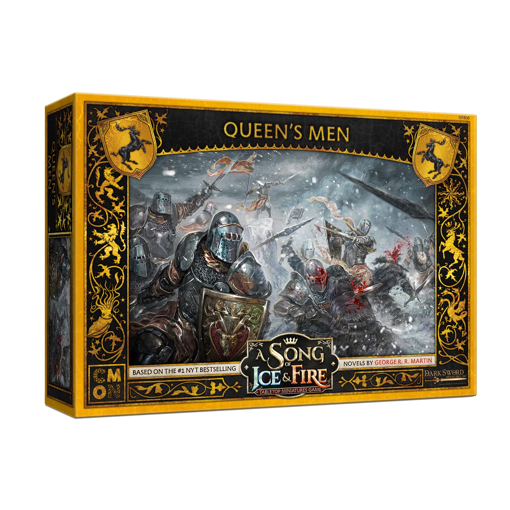 CMON, A Song of Ice and Fire: Queen's Men Expansion, Miniatures Game, Ages 14+, 2+ Players, 60+ Minutes Playing Time