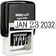 MaxMark Dater 4000 Self Inking Date Stamp - Black