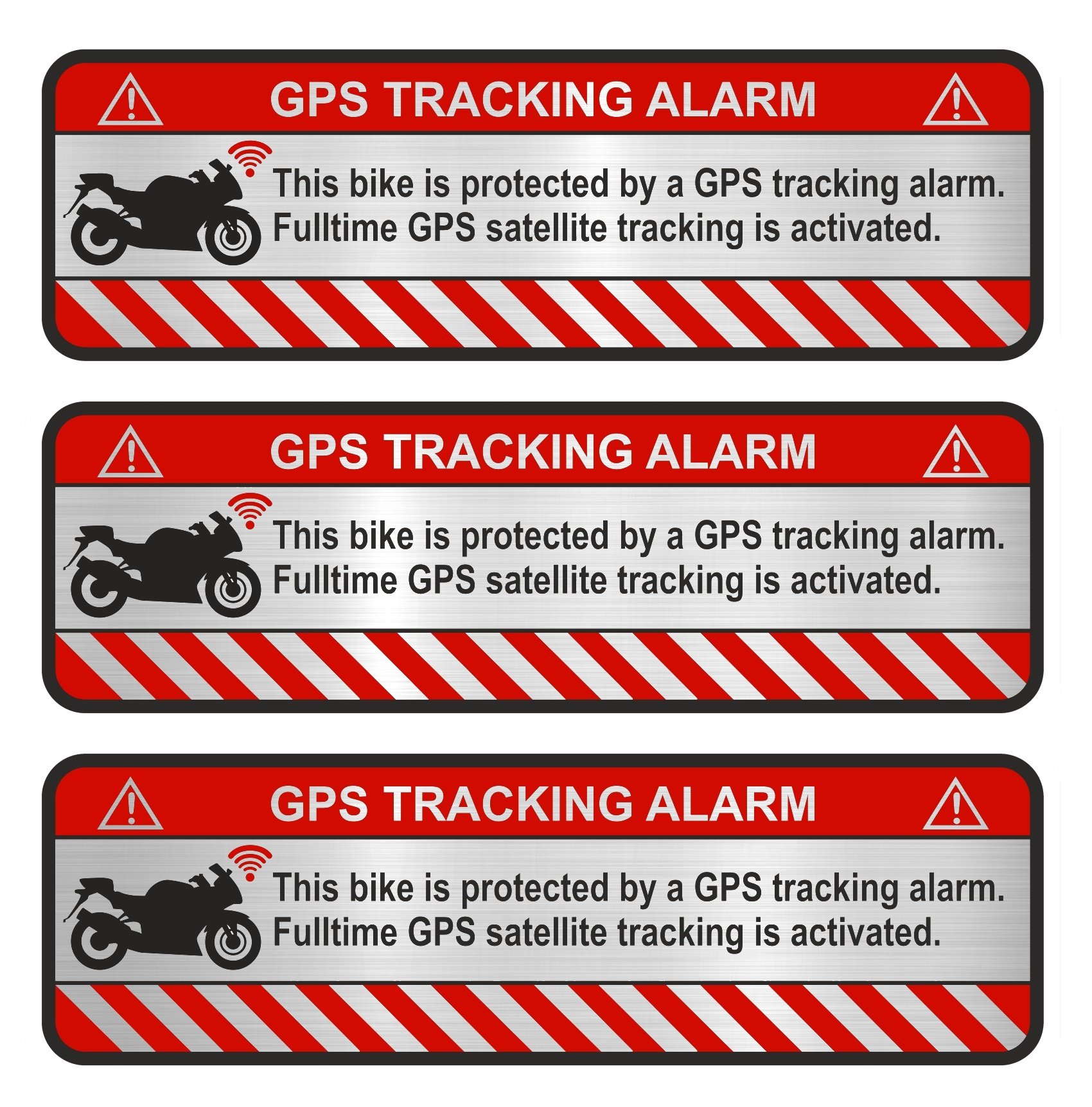 Finest-Folia 9x GPS sticker, bicycle, motorcycle, car alarm warning, anti-theft sticker tracker, secure.