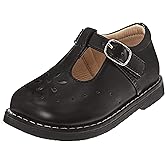 Josmo Baby Girls Maryjane Flats Slipon - Newborn Infant Formal Dress Shoes School Mary Janes (Size 3-8 Infant-Toddlers)