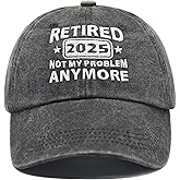 LAMCEPLU Retirement Gifts for Men Woman, Retirement Hats 2026, Cool Retired Gift - Adjustable Embroidery Baseball Cap