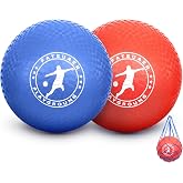 FATEUAER 10 Inch Kickball Set,Playground Ball Dodgeball for Kids and Adults | Playground Ball with Carrying Bag,Bouncing Sport Handball and Toy Ball, Outdoor Balls Official Camps