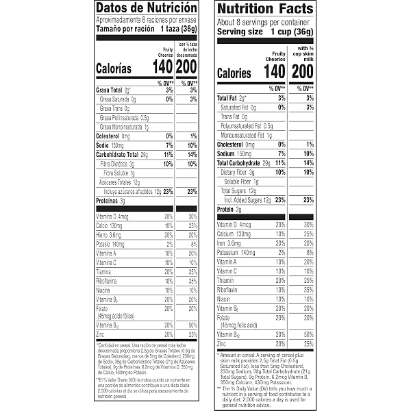 FRUITY CHEERIOS, HEART HEALTHY CEREAL WITH WHOLE GRAIN OATS, GLUTEN FREE, 10.6 OZ