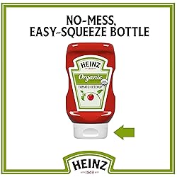 Heinz Organic Ketchup Inverted Bottle, 14