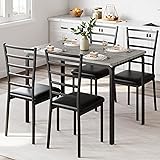 GarveeHome Kitchen Dining Room Table Chair Set for