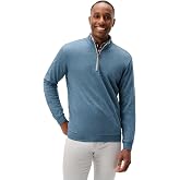 johnnie-O Sully | Men&rsquo;s 1/4 Zip Pullover | Heathered Cotton-Blend Sweatshirt | Wrinkle Resistant | Versatile Quarter-Zip